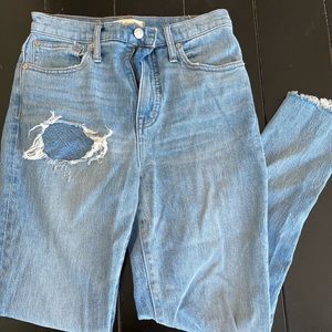 Madewell Classic Straight Leg Jeans - size 26